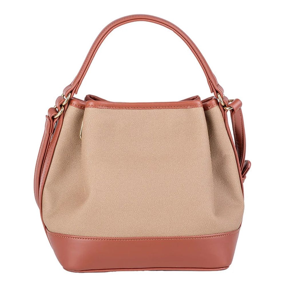 Polo Riviera Bucket Sling Bag In Tan