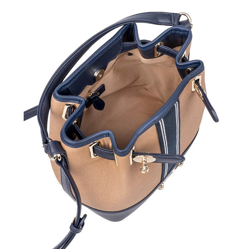 Polo Riviera Bucket Sling Bag In Navy