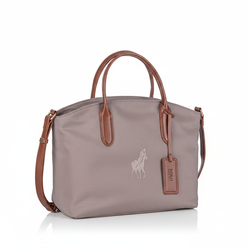 Polo Spectator Shopper Bag In Taupe