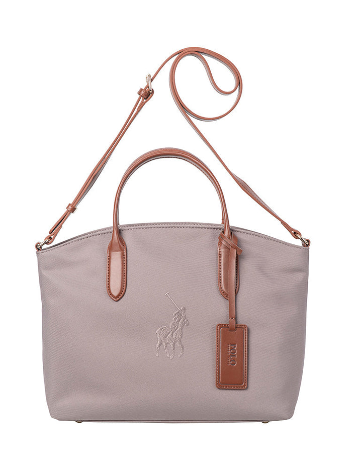 Polo Spectator Shopper Bag In Taupe