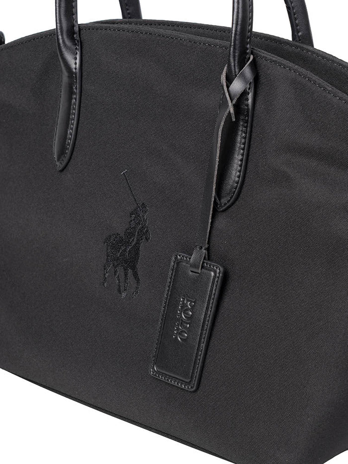 Polo Spectator Shopper Bag In Black