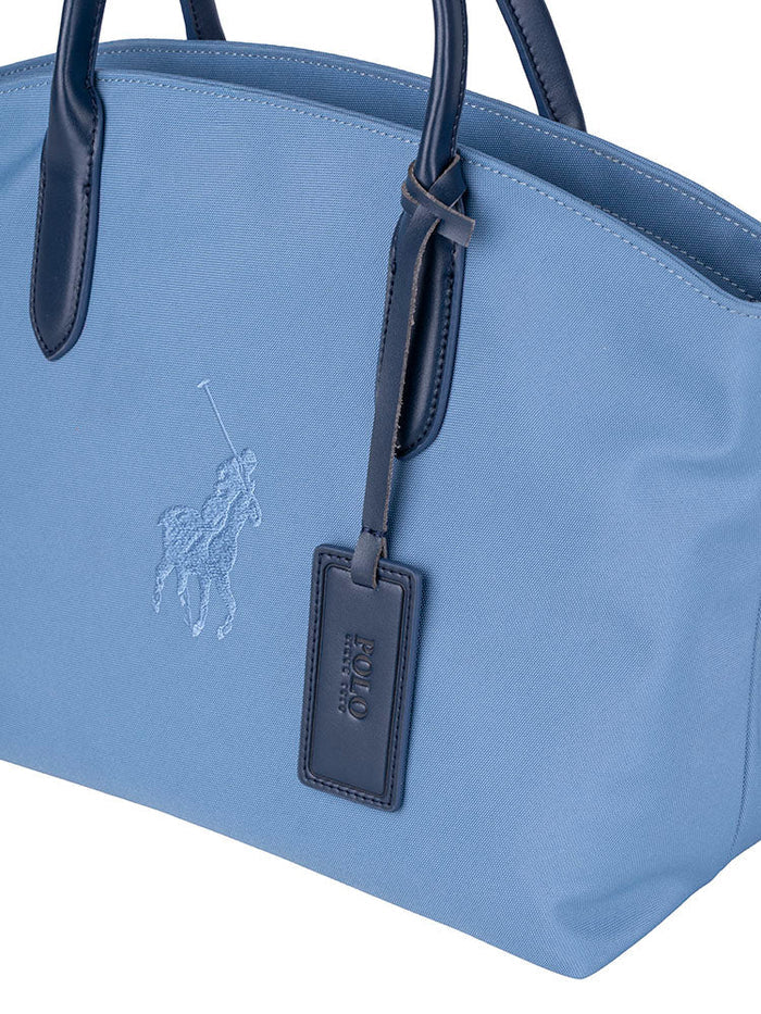 Polo Spectator Shopper Bag In Denim