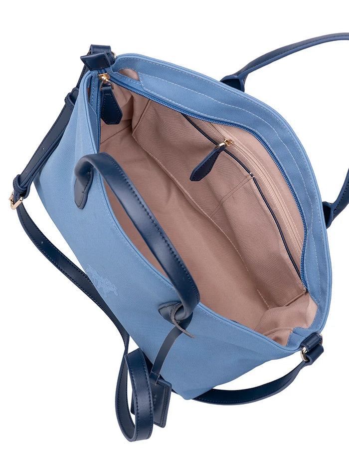 Polo Spectator Shopper Bag In Denim