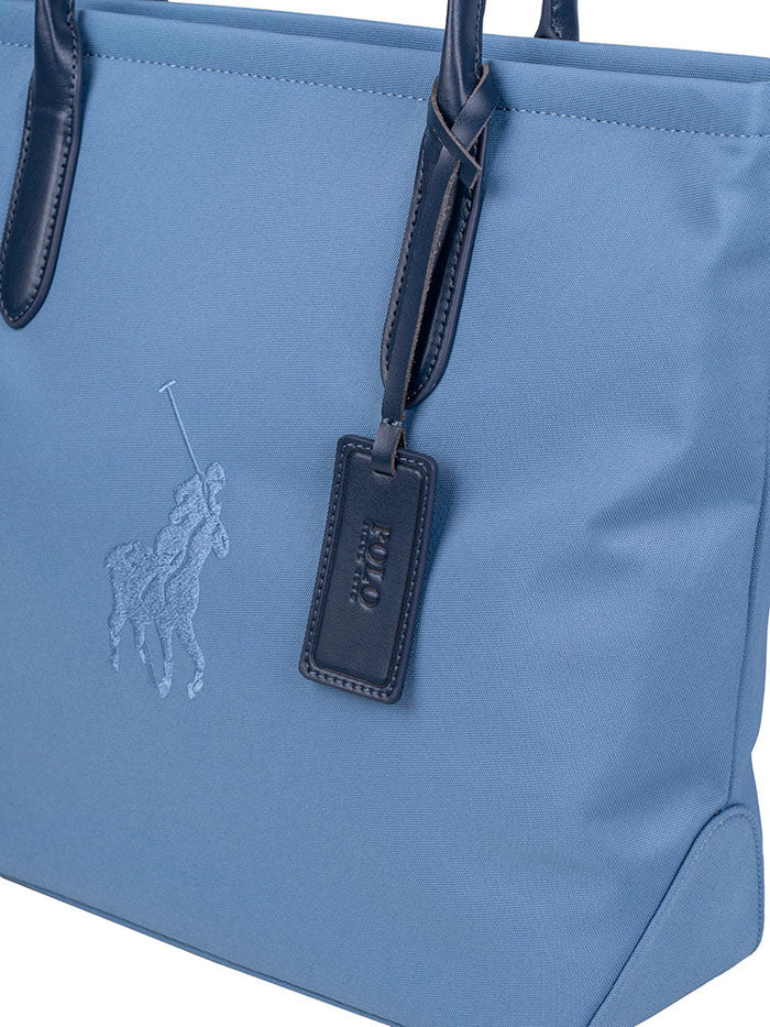 Polo Spectator Tote Bag In Denim