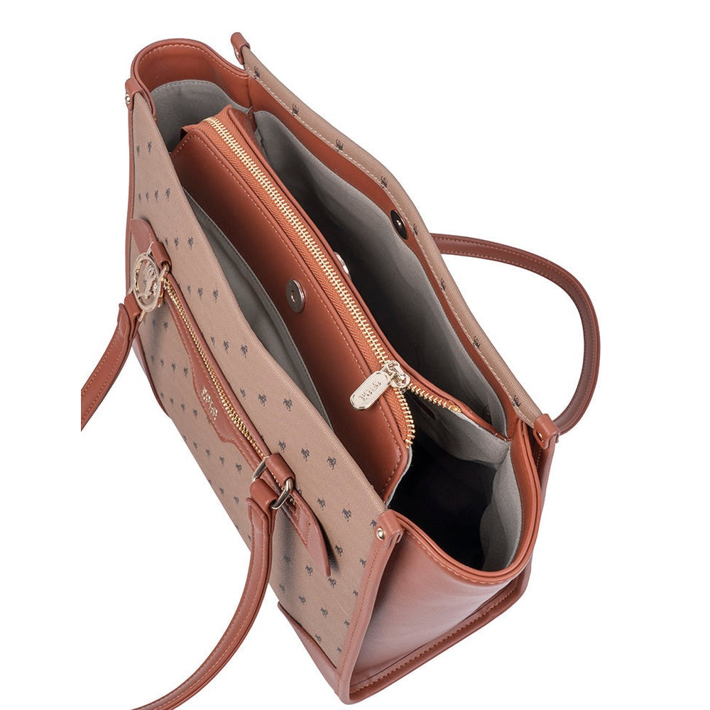 Polo Encore Tote Bag In Camel