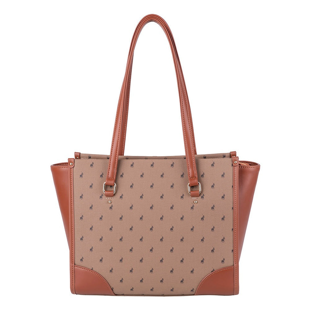 Polo Encore Tote Bag In Camel