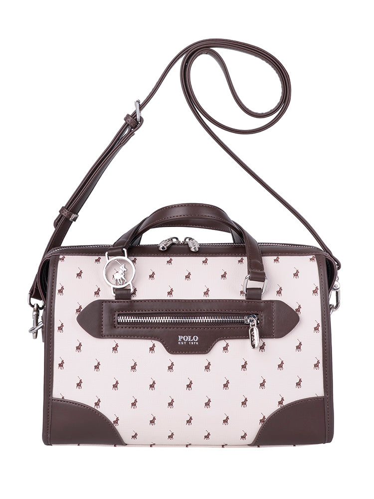 Polo Encore Barrel Bag In Cream