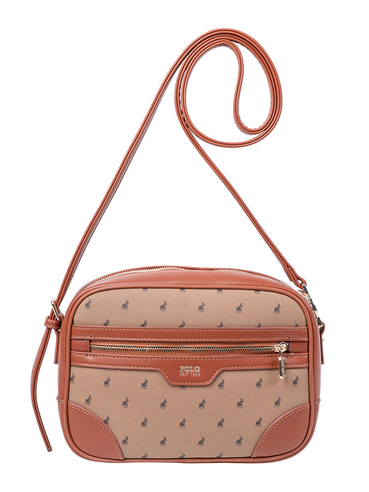 Polo Encore Camera Bag In Camel