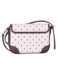 Polo Encore Flapover Bag In Cream