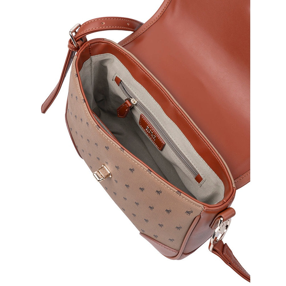 Polo Encore Flapover Bag In Camel