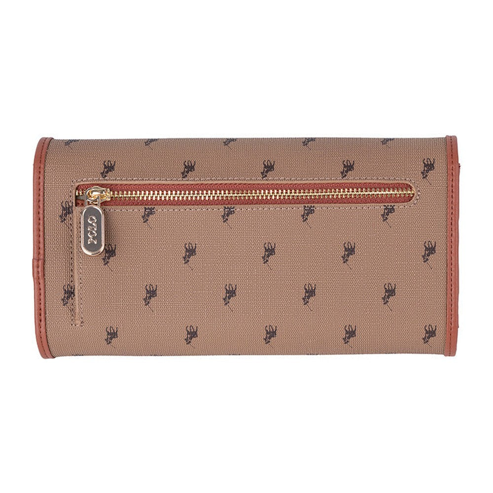 Polo Womens Encore Smalls Trifold Purse In Camel