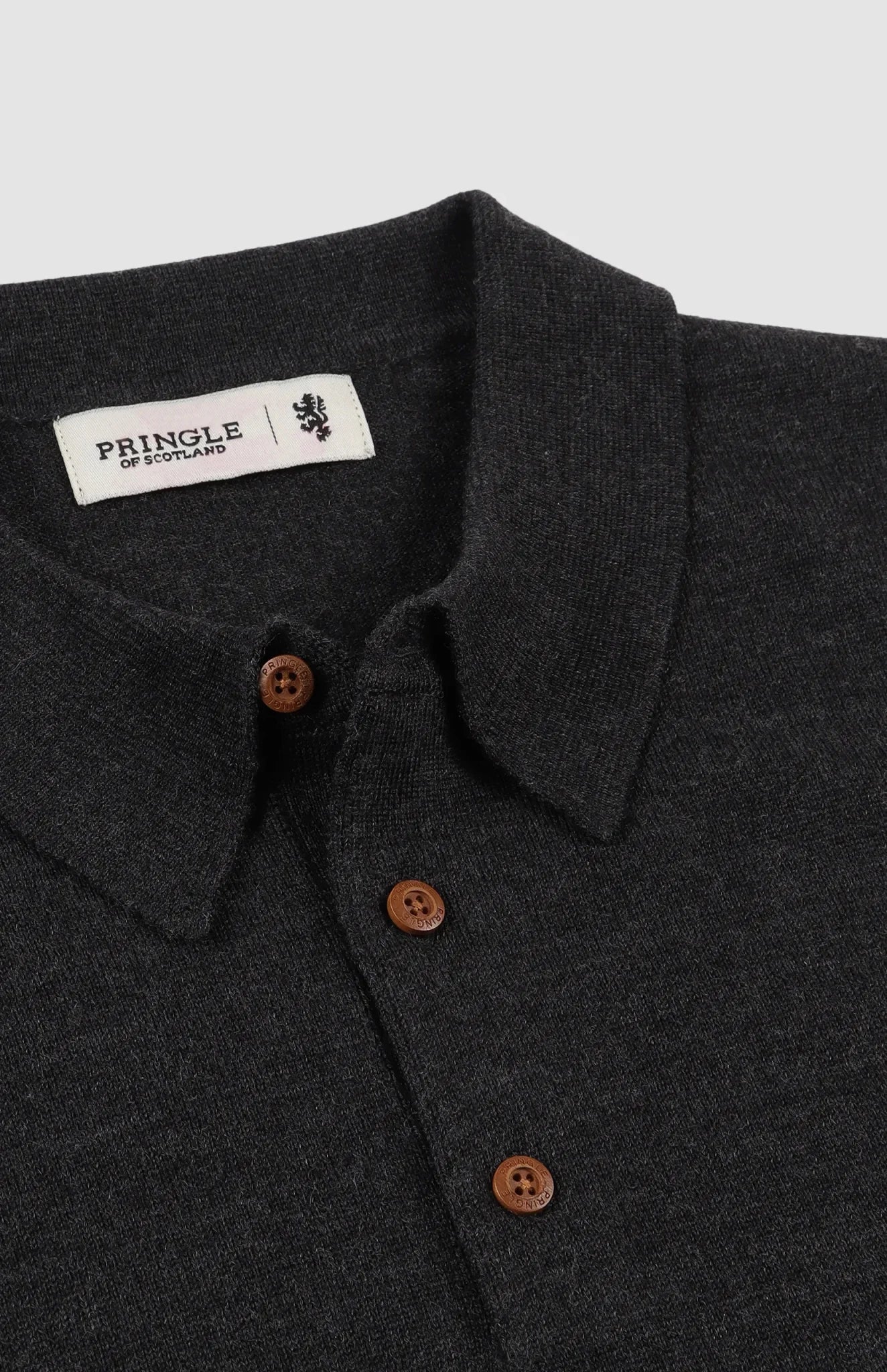 Pringle Mens Knitwear Golfer In Brown