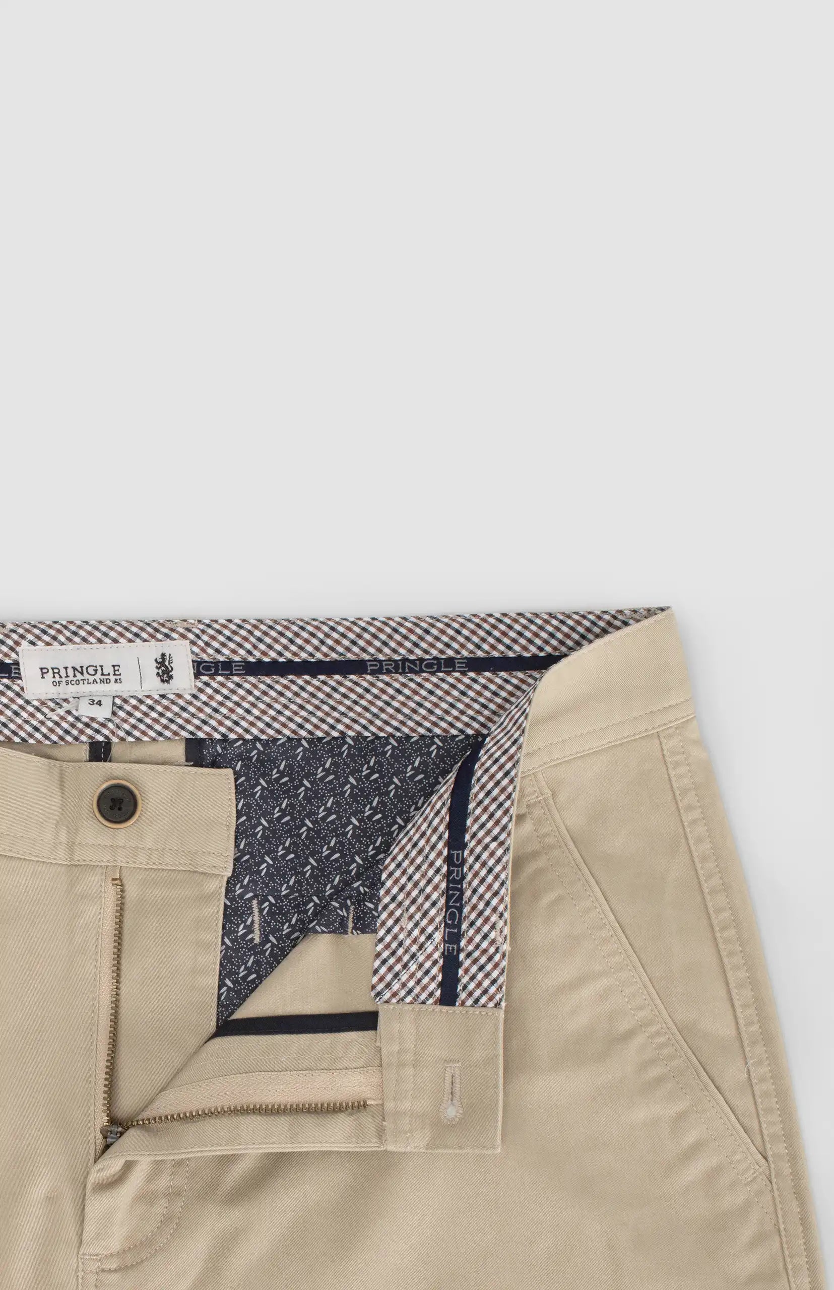 Pringle Mens Parker Chino Shorts In Camel