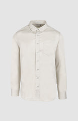 Pringle Mens Long Sleeve Classic Shirt In Stone