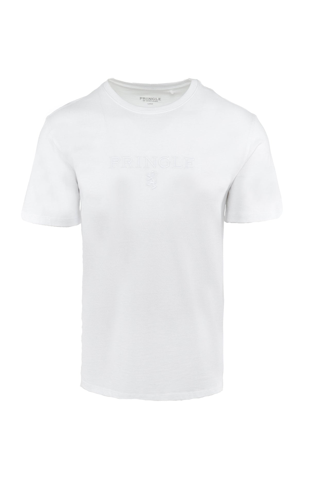 Pringle Mens Ace Crewneck T-shirt In White