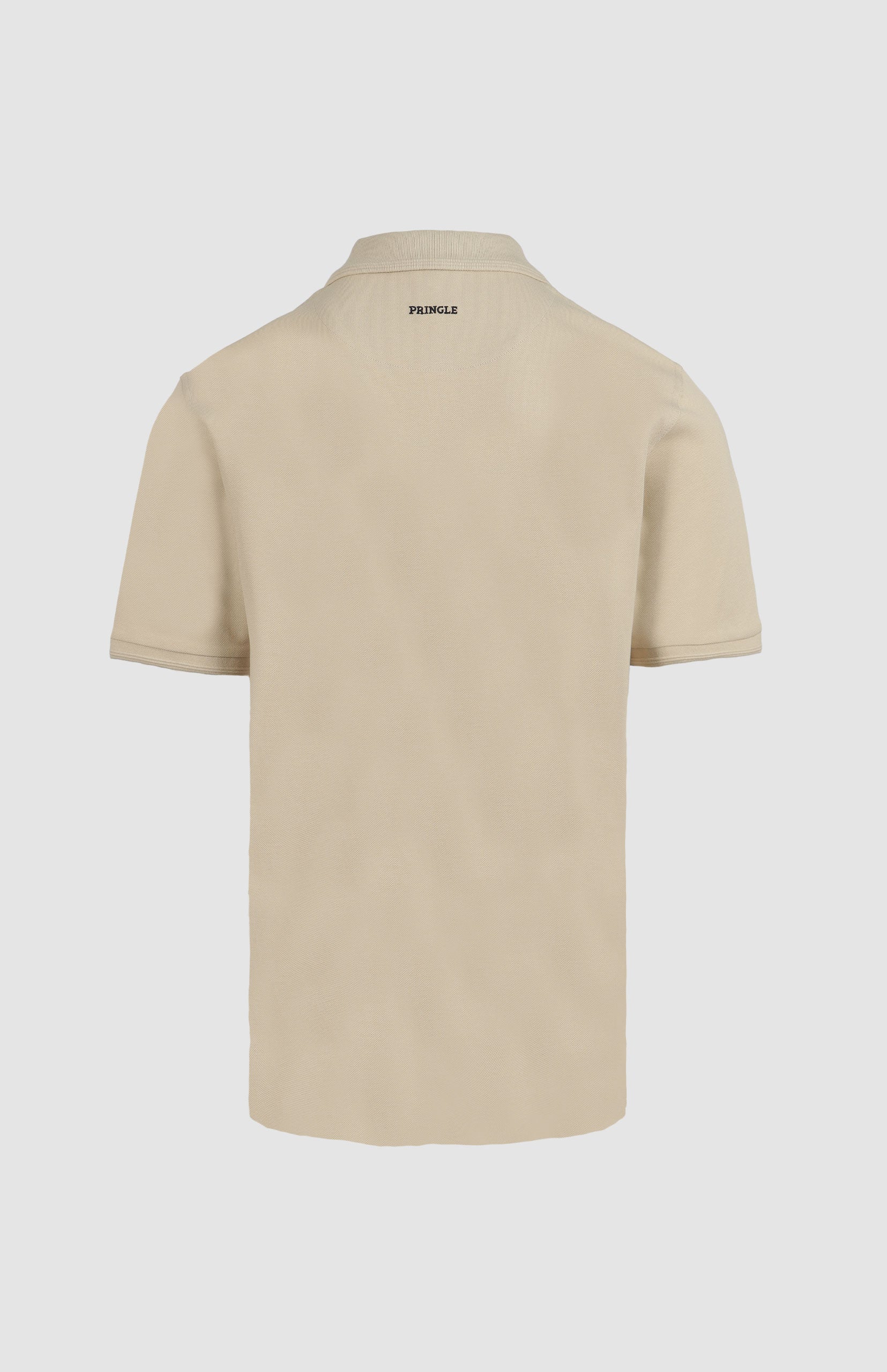 Prigle Mens Austyn Pique Golfer In Biscuit