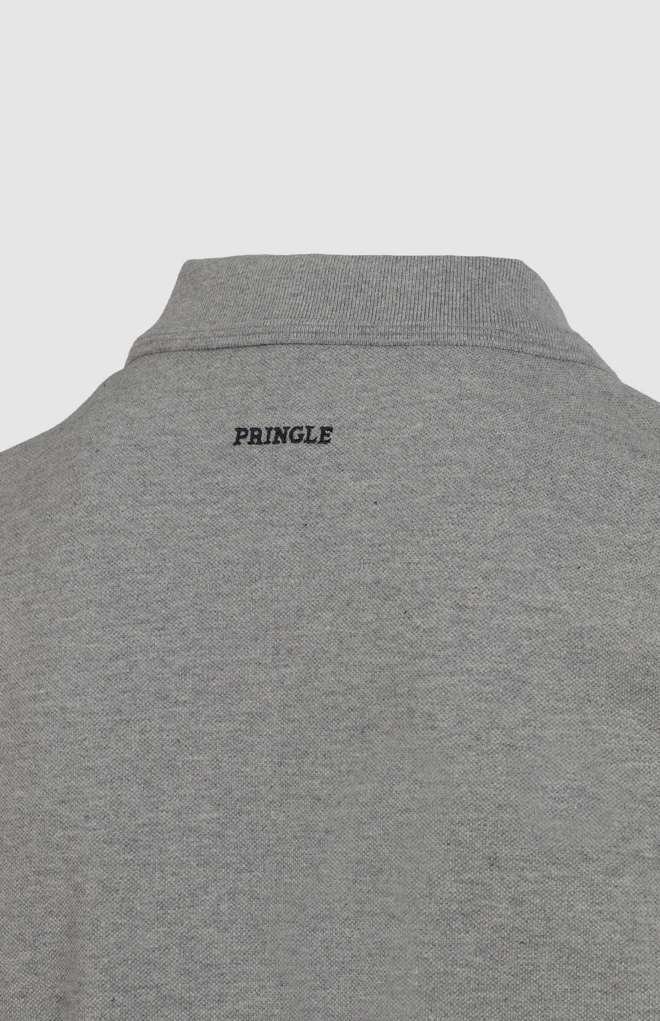 Pringle Mens Austyn Pique Golfer In Grey