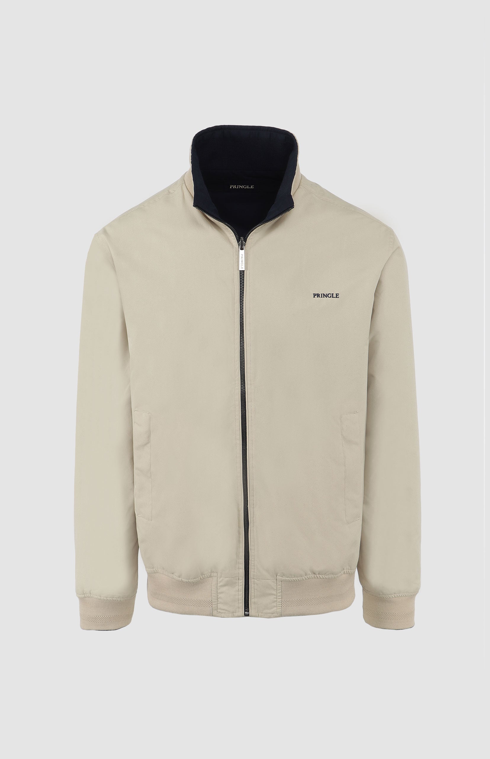 Pringle Mens Larry Reversible Jacket In Navy