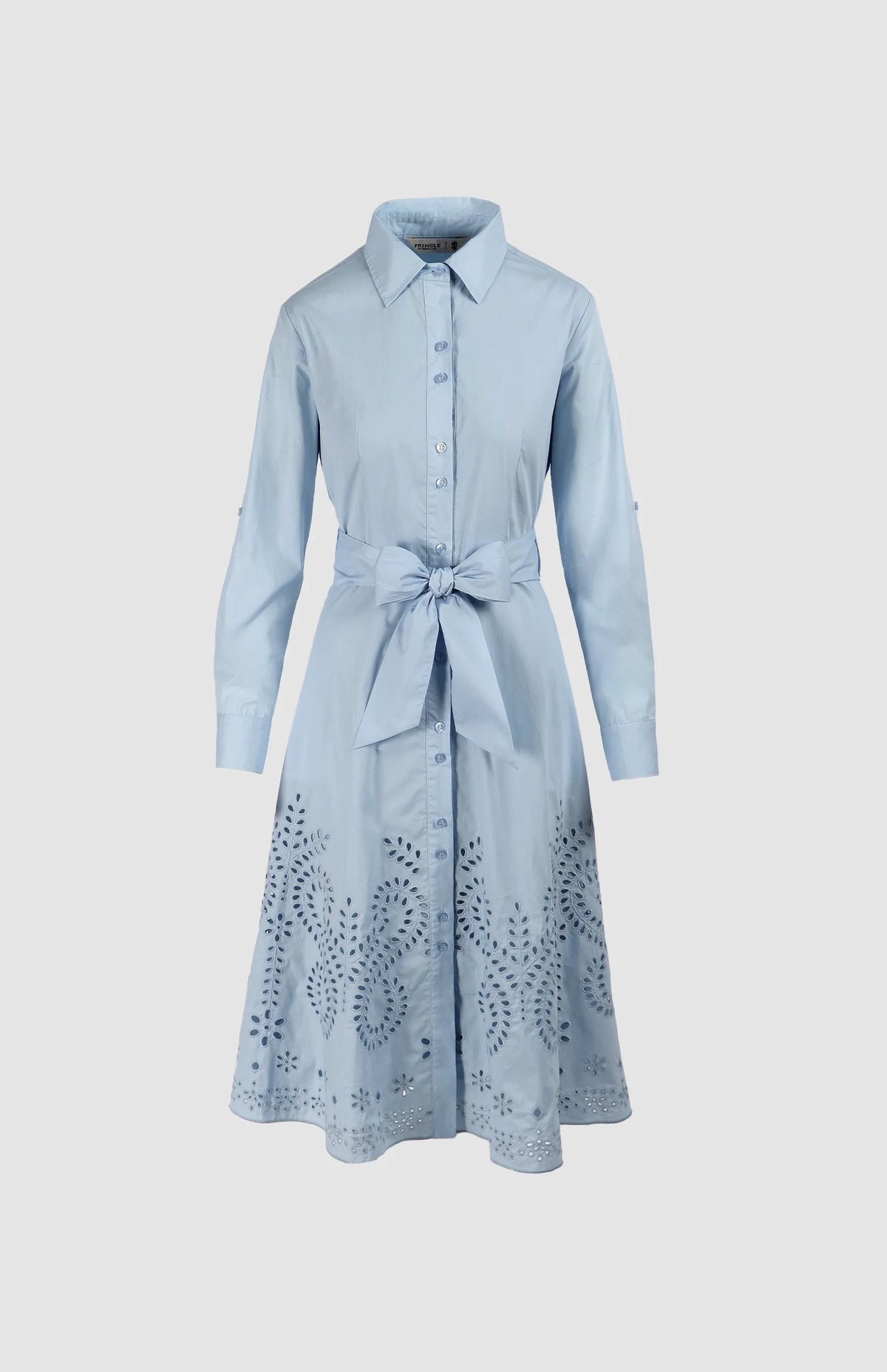 Pringle Ldre1607 Allison Shirt Dress With Anglaise Blue