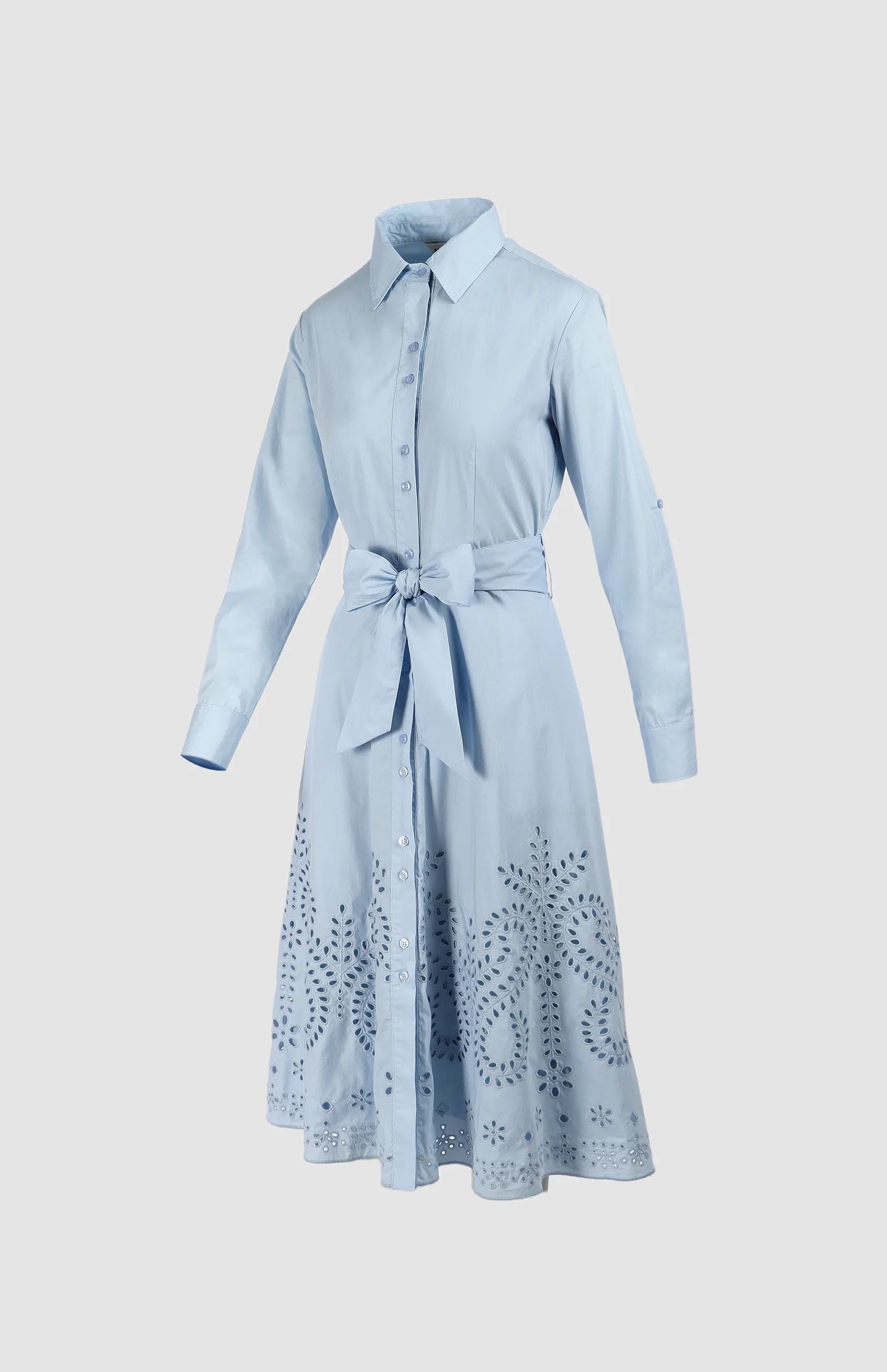 Pringle Ldre1607 Allison Shirt Dress With Anglaise Blue