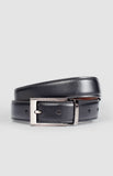 Pringle Mens Andrew 30Mm Reversible Belt Dark Brown