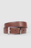 Pringle Mens Andrew 30Mm Reversible Belt Dark Brown
