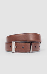 Pringle Mens Andrew 30Mm Reversible Belt Dark Brown