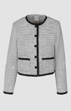 Pringle Womens Lexi Tweed Jacket In Black & White