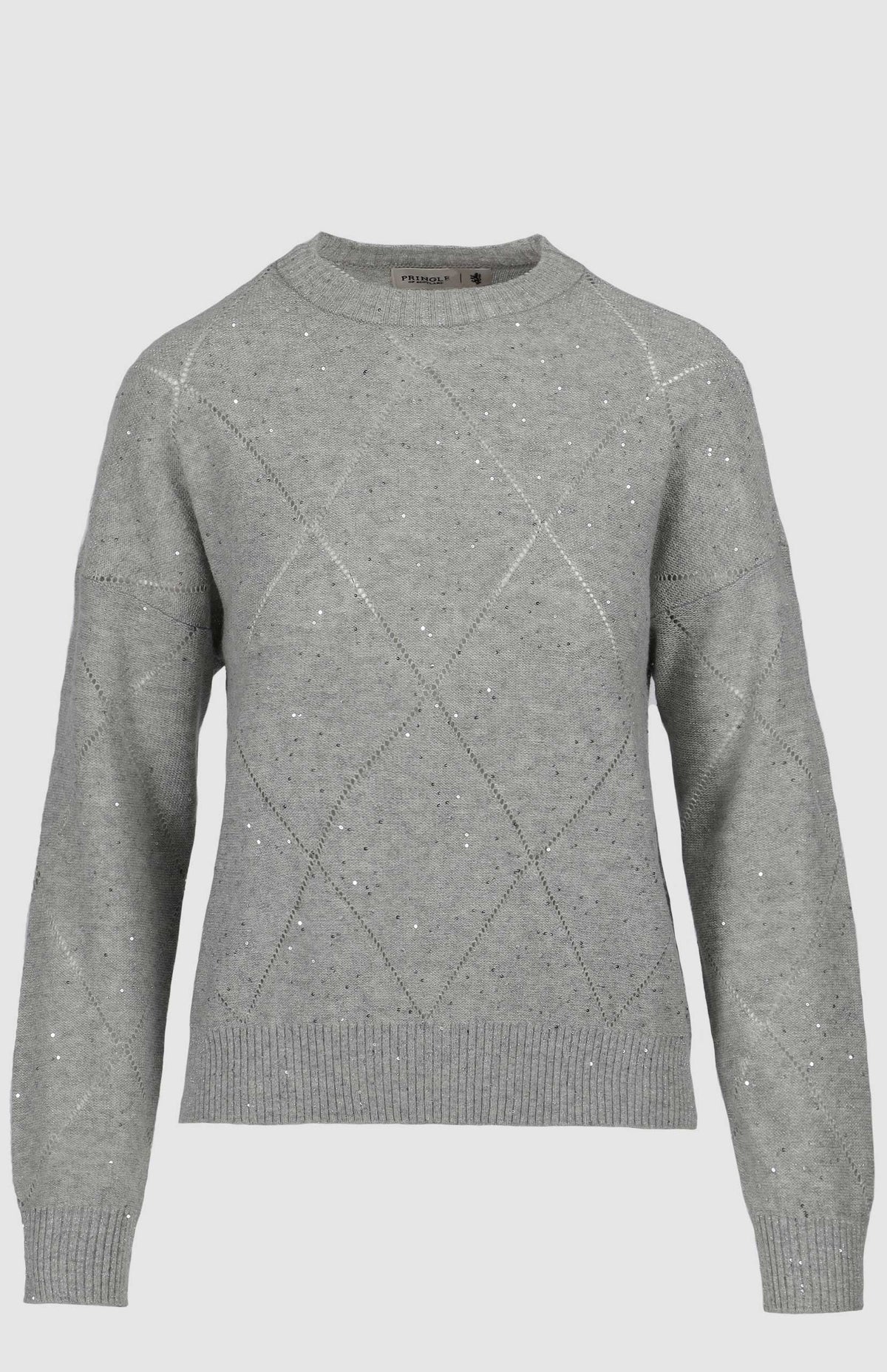 Pringle Demi Sequence Jersey Grey