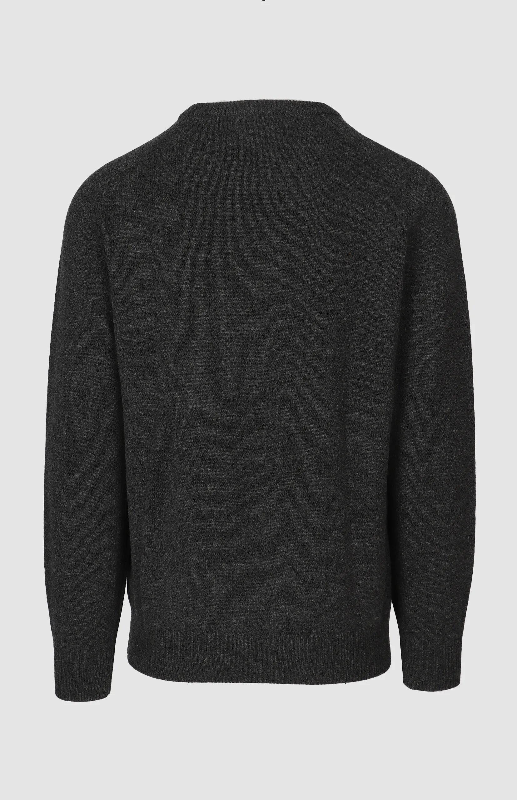 Pringle Mens Johnson Lambswool Crewneck Sweater In Charcoal