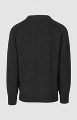 Pringle Mens Johnson Lambswool Crewneck Sweater In Charcoal
