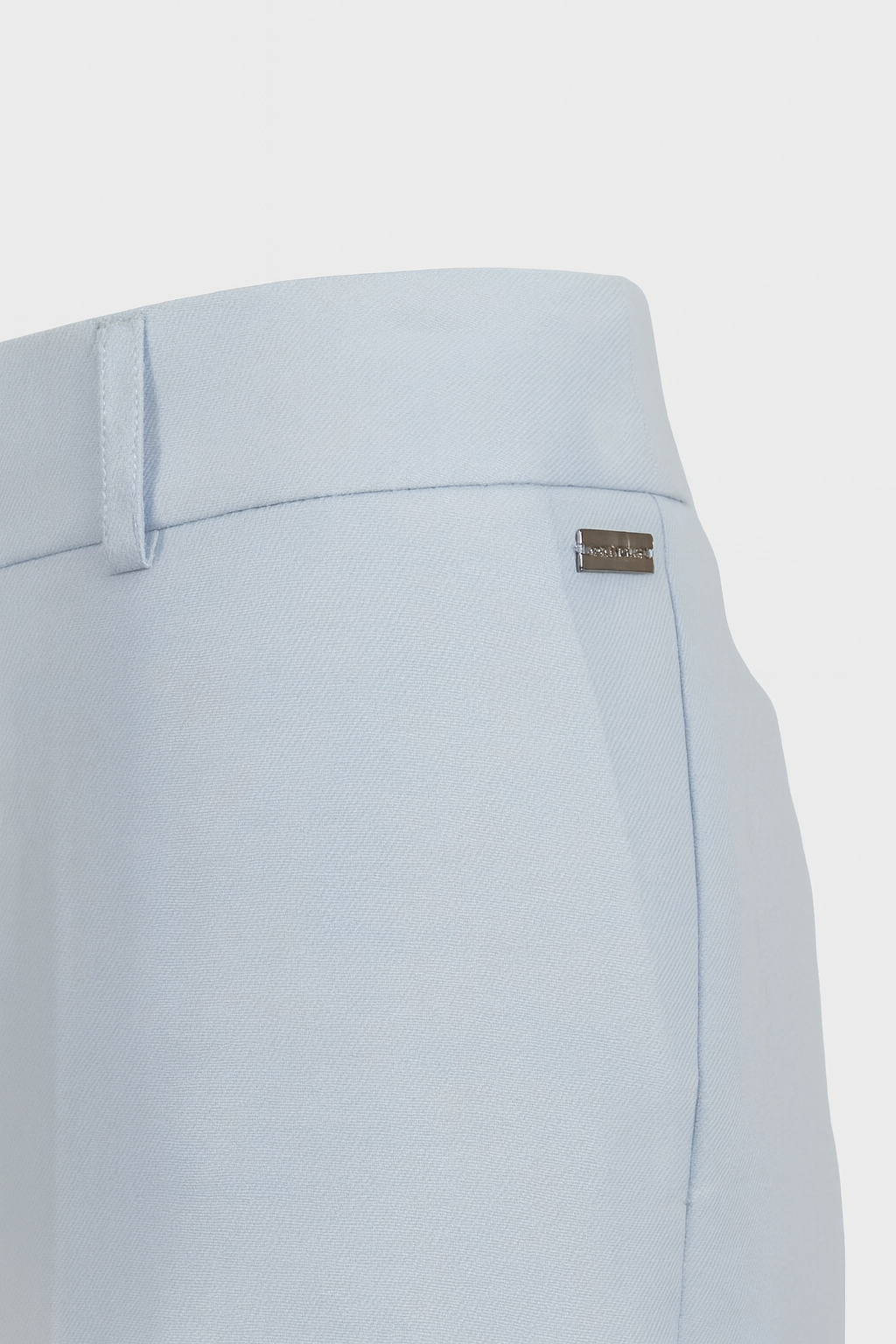 Pringle Womens Linen Pants In Light Blue