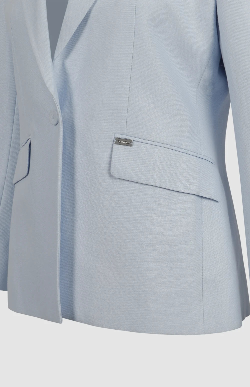 Pringle  Eve Linen Blend Jacket Light Blue