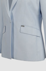Pringle  Eve Linen Blend Jacket Light Blue