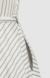 Pringle Womens Kiara Cotton Wrap Stripe Dress In White