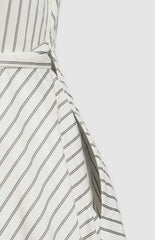 Pringle Womens Kiara Cotton Wrap Stripe Dress In White