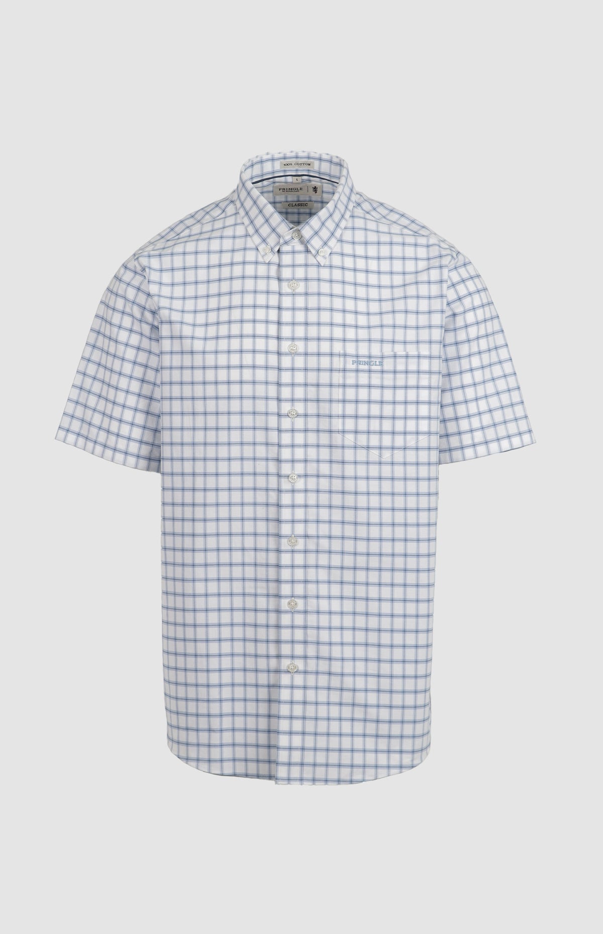 Pringle Gordon Ss Classic Shirt White