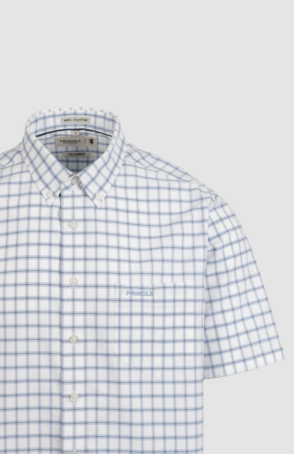 Pringle Gordon Ss Classic Shirt White
