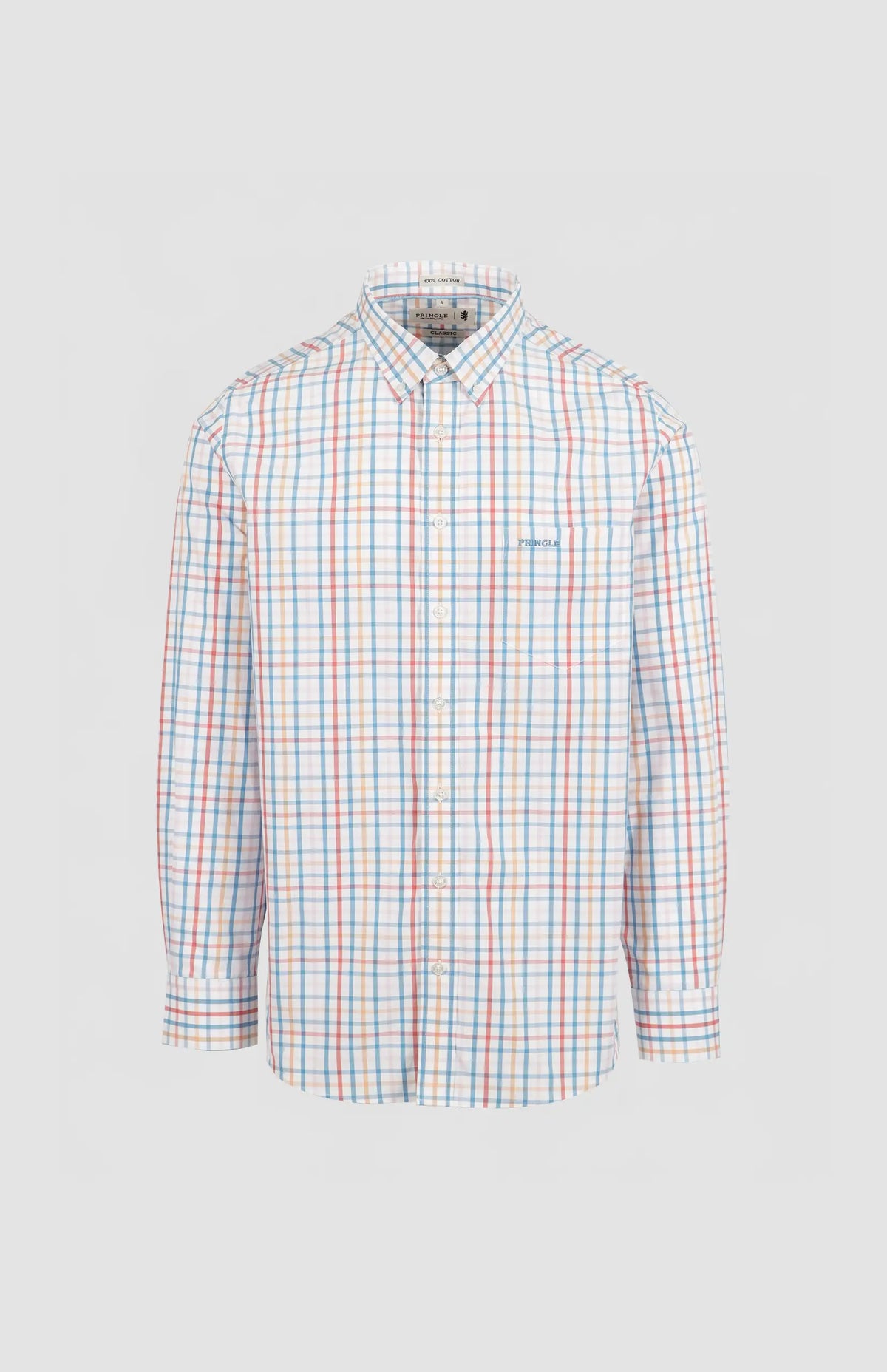 Pringle Chesley Ls Classic Shirt Blue