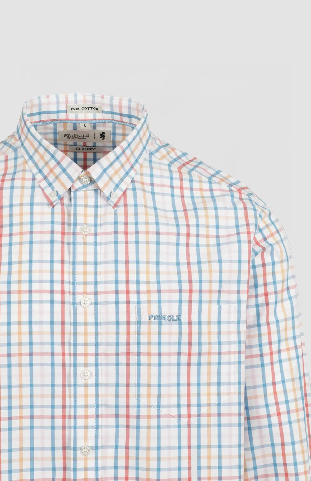 Pringle Chesley Ls Classic Shirt Blue