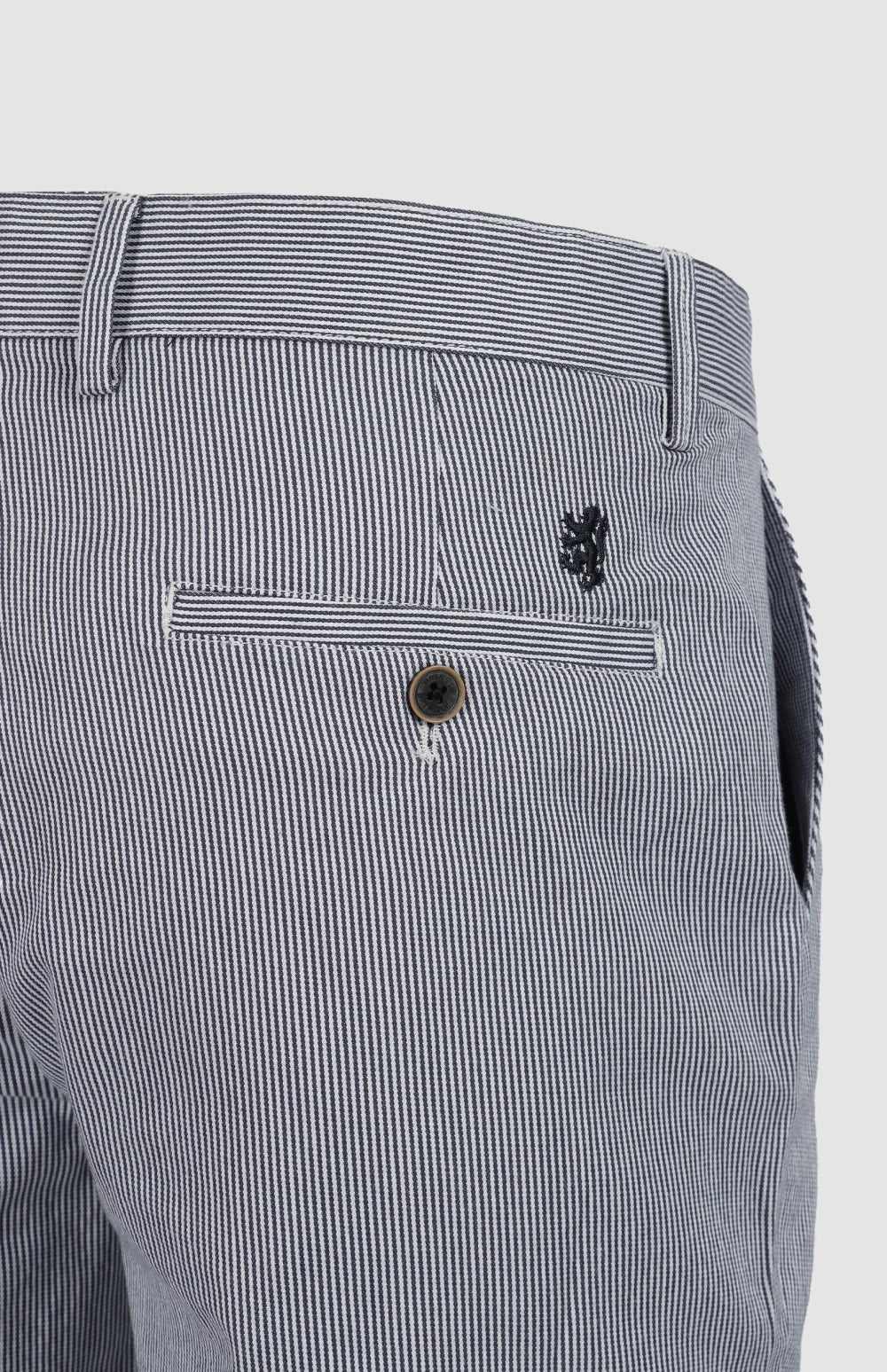 Pringle Mens Mike Blue Striped Short