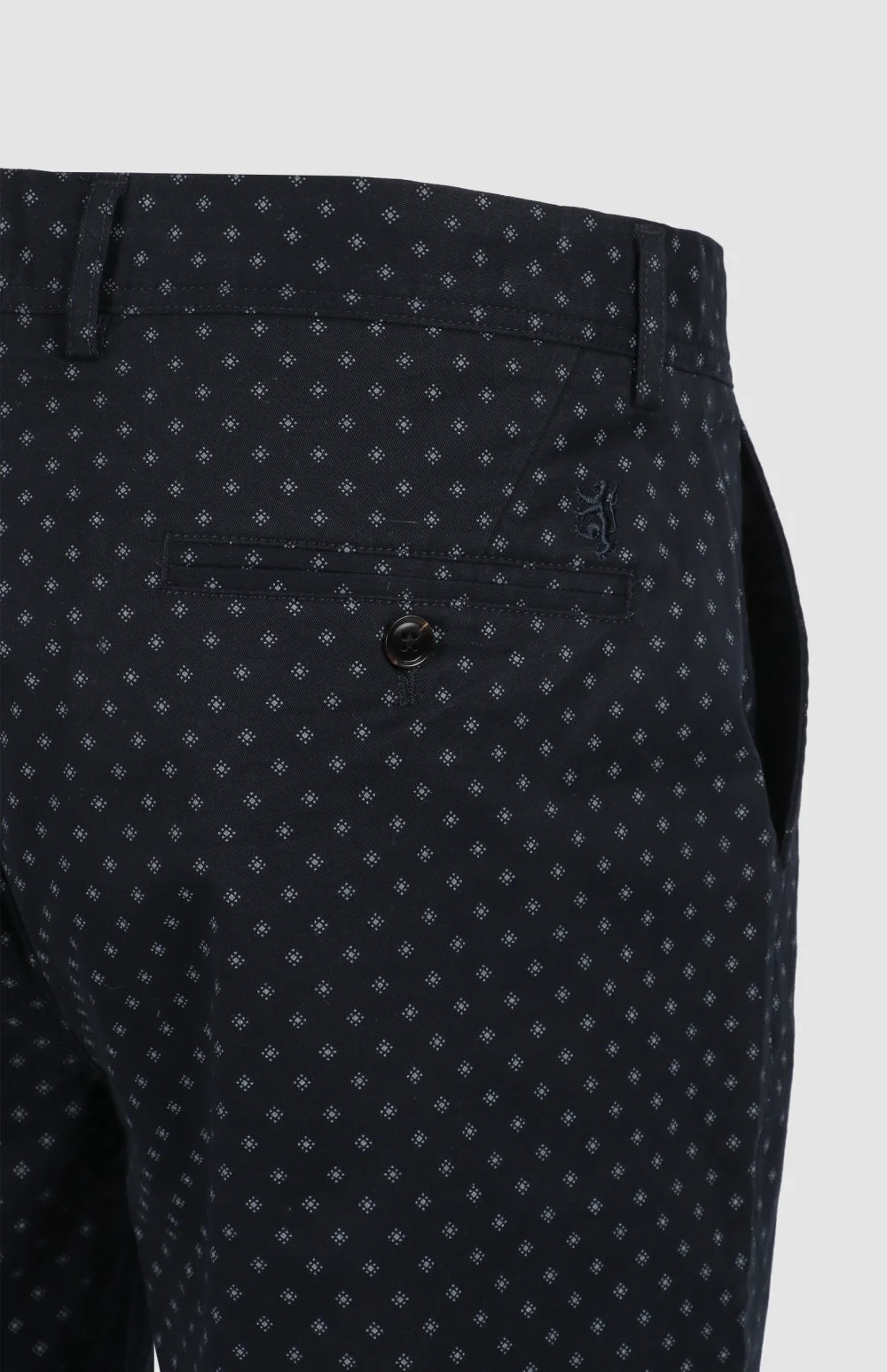 Pringle Mens Peter Navy Printed Shorts