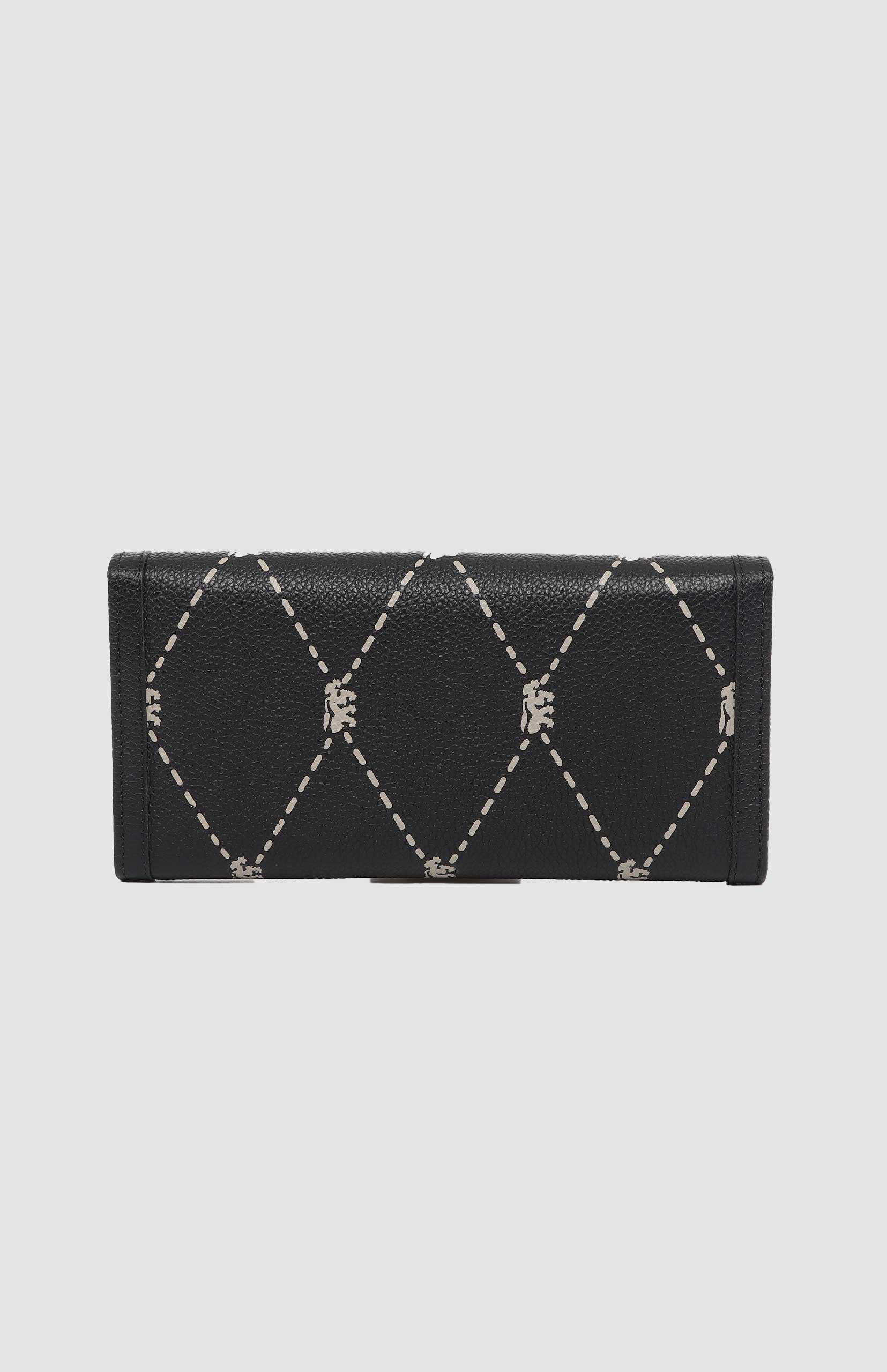Pringle Pr112041 Argyle Aop Flapover Purse Black