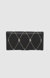 Pringle Pr112041 Argyle Aop Flapover Purse Black