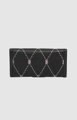Pringle Pr112041 Argyle Aop Flapover Purse Black