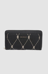 Pringle Pr112041 Argyle Aop Flapover Purse Black