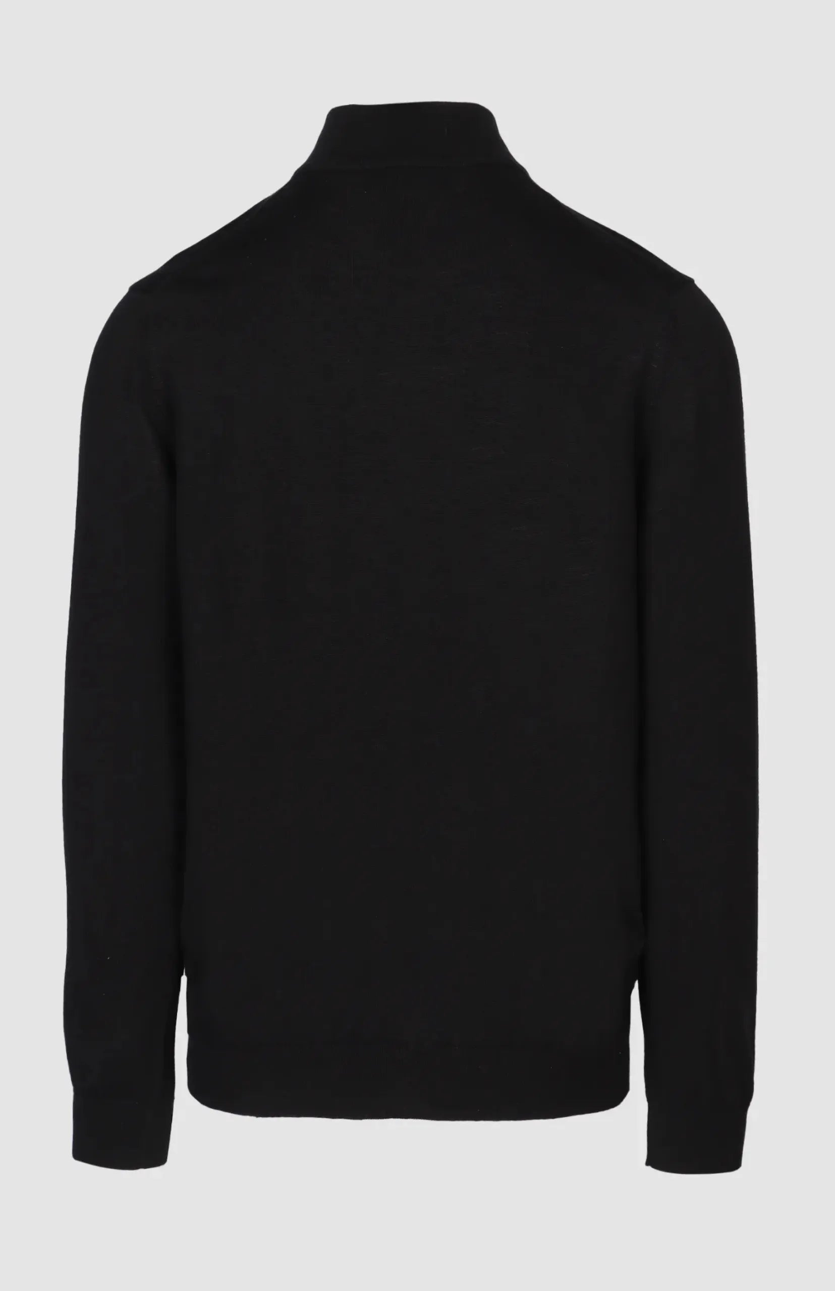 Pringle Mens Ernie 1/4 Zip Merino Sweater In Black
