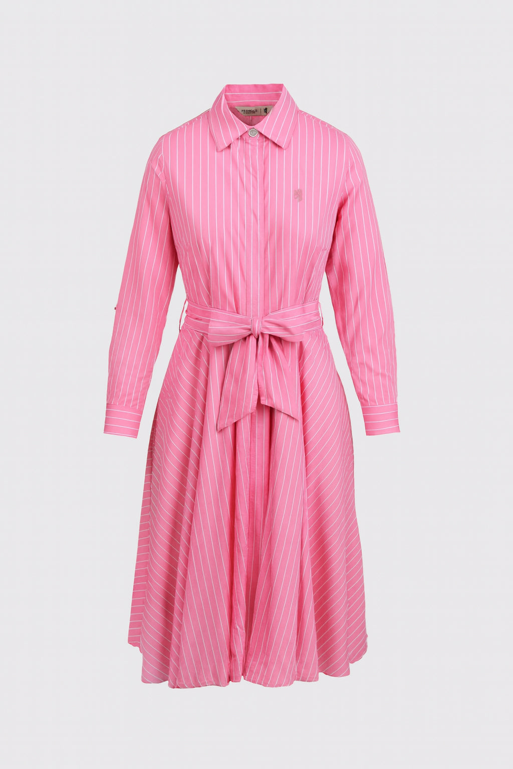 Pringle Womens Sanisha Striped Shirt Dress In Pink
