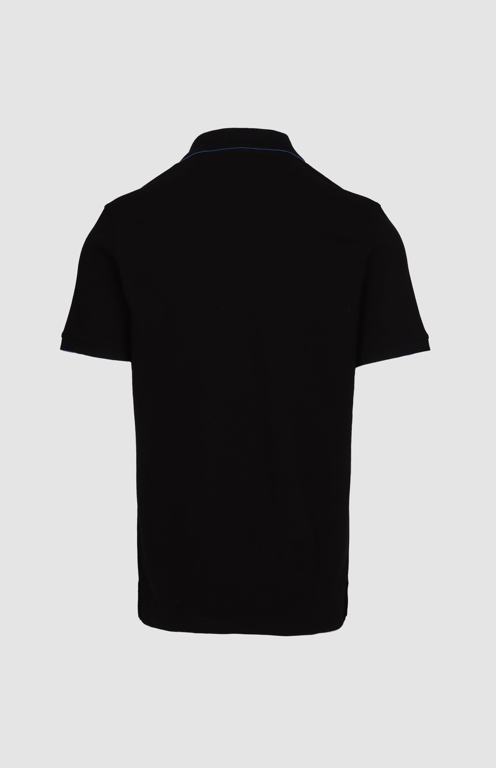 Pringle Mens Aiden Slim Fit Pique Golfer In Black