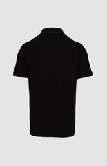 Pringle Mens Aiden Slim Fit Pique Golfer In Black